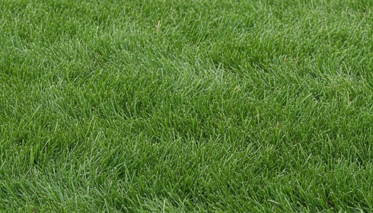 Close-up of freshly cut grass showing precise lawn mowing quality by Chop Chop Landscaping in Charlotte, NC