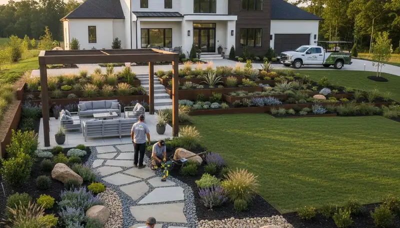 Landscaping services in Charlotte, NC for residential yards and outdoor property care