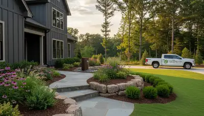 Charlotte NC landscaping team providing professional lawn care and landscape maintenance services