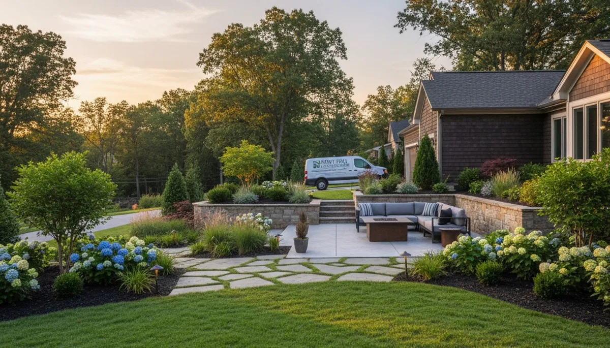 Landscaping service in Charlotte, NC for residential yard maintenance and outdoor curb appeal