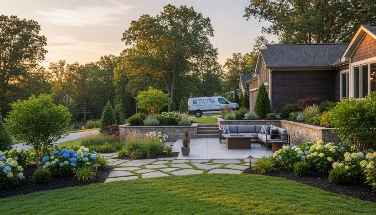 Landscaping service in Charlotte, NC for residential yard maintenance and outdoor curb appeal