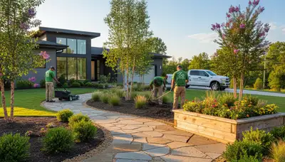 Landscaping service in Charlotte, NC for residential yards and outdoor property care
