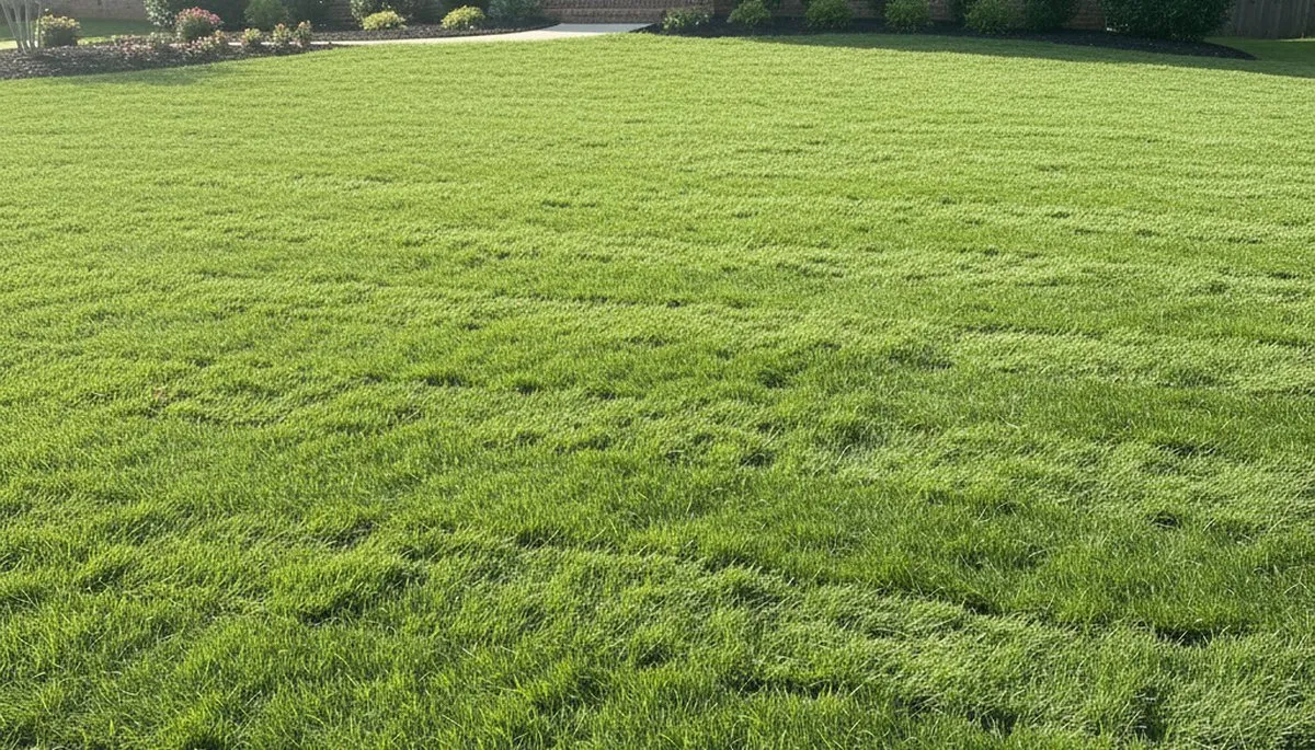 Fresh sod installation with lush green lawn by professional landscapers in Charlotte, NC